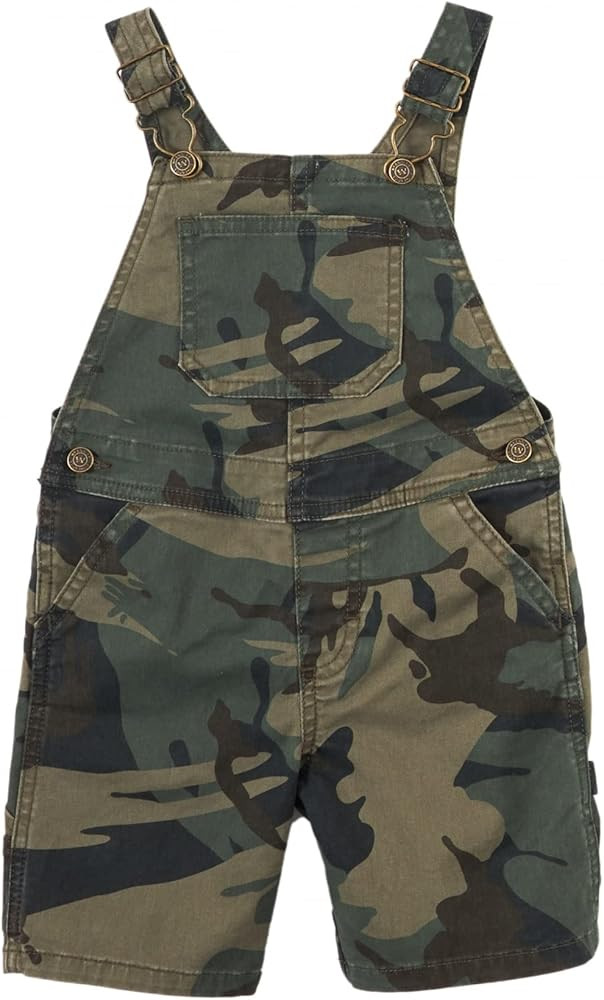 Wrangler Authentics Toddler Boys' Shortall, Forest Green Camo, 2T | Amazon (US)