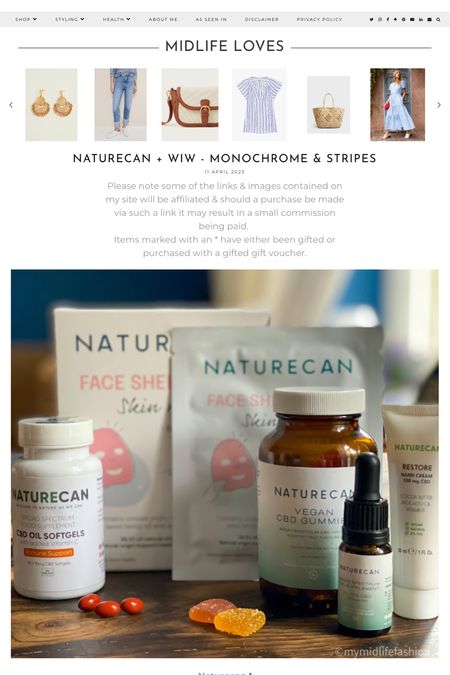 Reviewing CBD products from Naturecan official on the blog https://www.mymidlifefashion.com/2023/04/naturecan-wiw-monochrome-stripes.html #health #vitamins #supplements #over40 #midlifehealth #keepinghealthy #mymidlifefashion #avealife #discountcode #keepingfit #keepingactive #antiageing #beauty #over40health #midliifehealth #midlifebeauty #over40beauty #skincare #over40skincare #betteryou #bestlife #cbd #cbdoil ##cbdhealth 

#LTKeurope #LTKFind #LTKbeauty