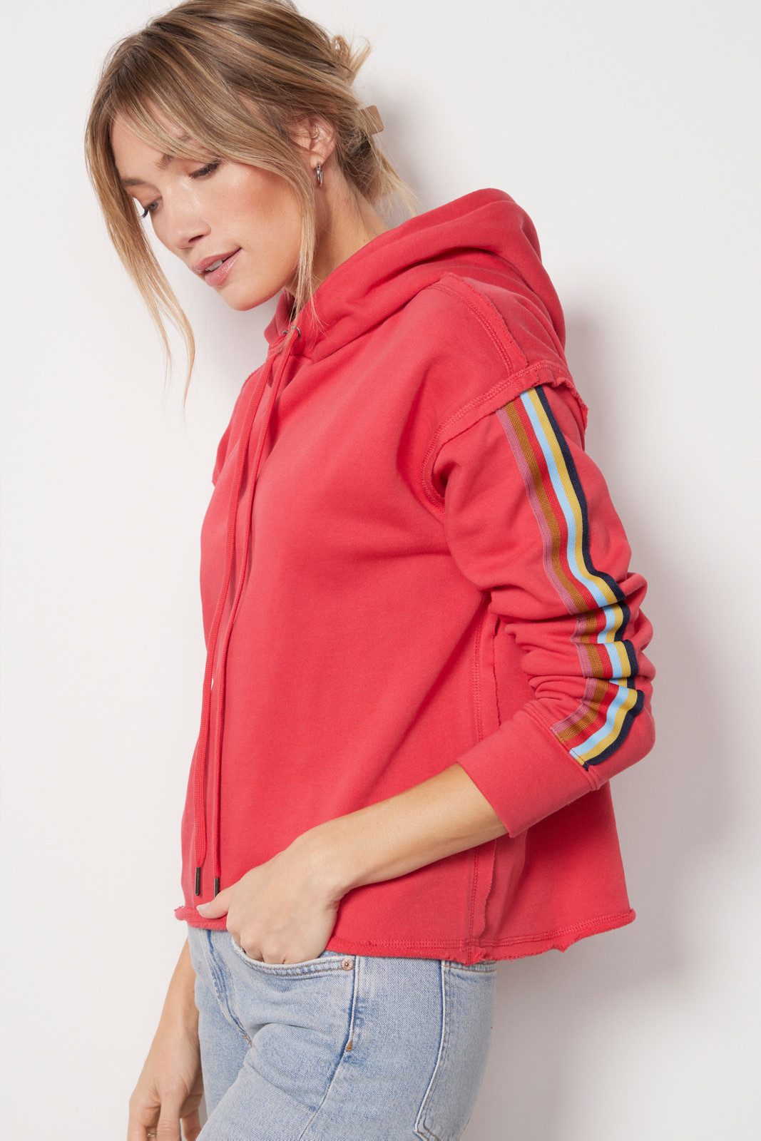 EVEREVE Blake Taped Hoodie | EVEREVE | Evereve