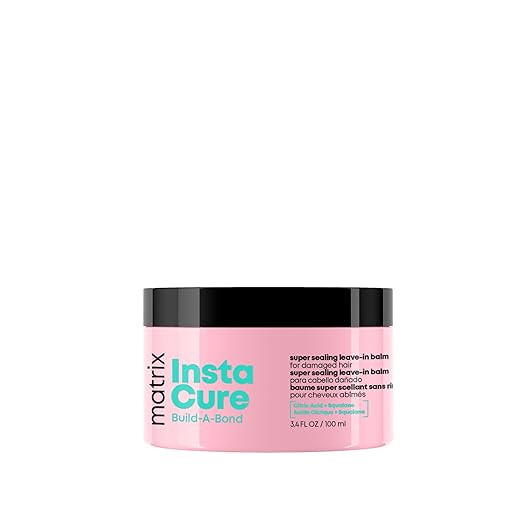 Matrix Instacure Build-A-Bond Super Sealing Leave-In Balm - Repairs & Seals Damaged Hair, Heat Pr... | Amazon (US)