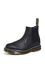 Dr. Martens Men's 2976 Leather Chelsea Boot Snow, Black Snowplow Wp, 10-10.5 | Amazon (US)
