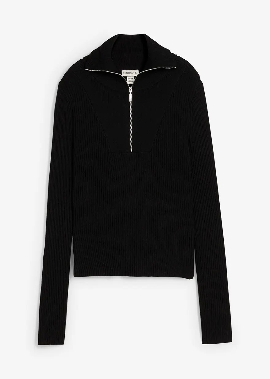 Rippshirt aus softem Viskose-Mix | Bonprix DE