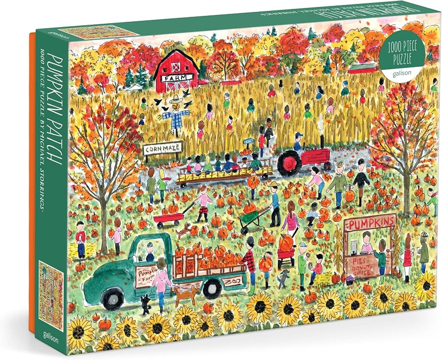 Galison - Pumpkin Patch 1000 Piece Jigsaw Puzzle for Adults | Amazon (US)