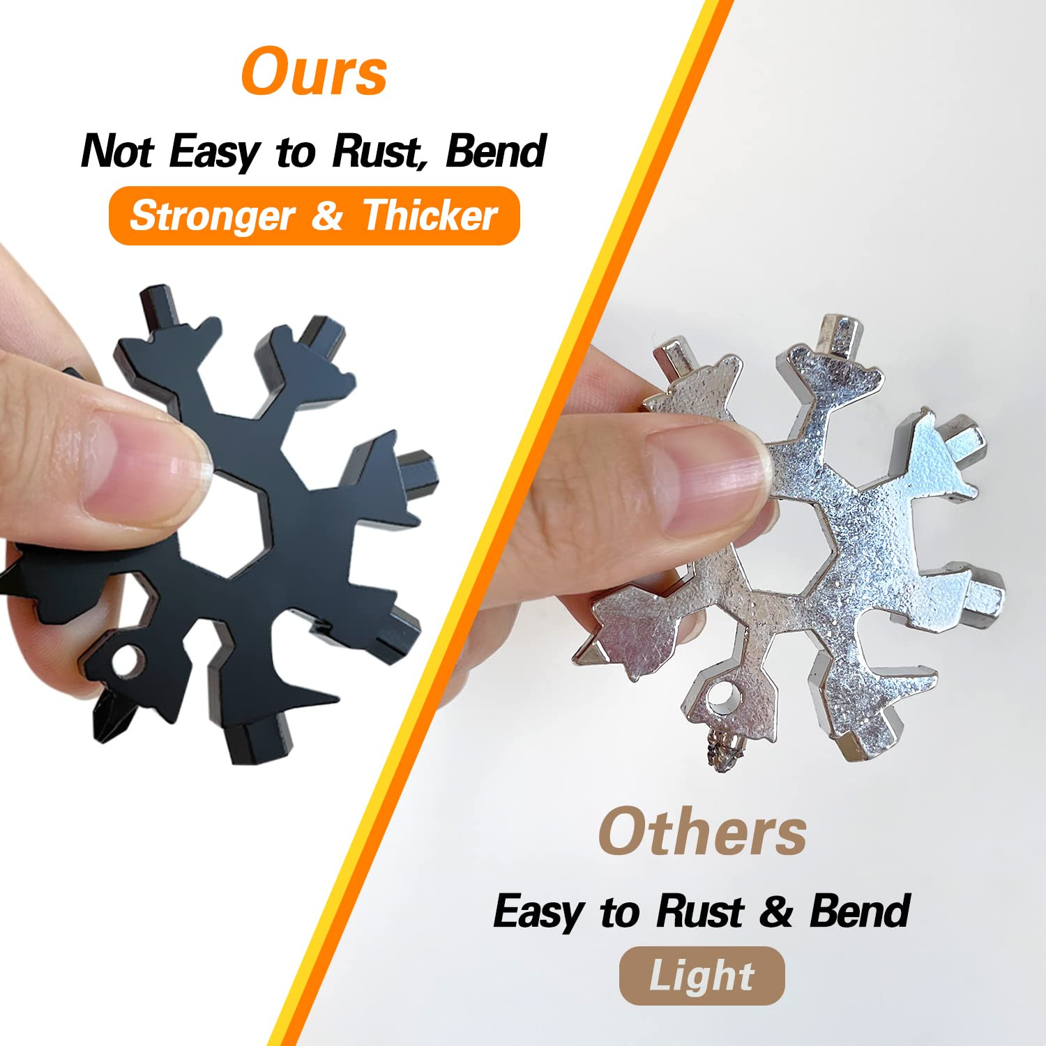 Stocking Stuffers for Men - Snowflake 18 in 1 Multitool Christmas Gifts, 2 Pack Multi Tools for D... | Amazon (US)