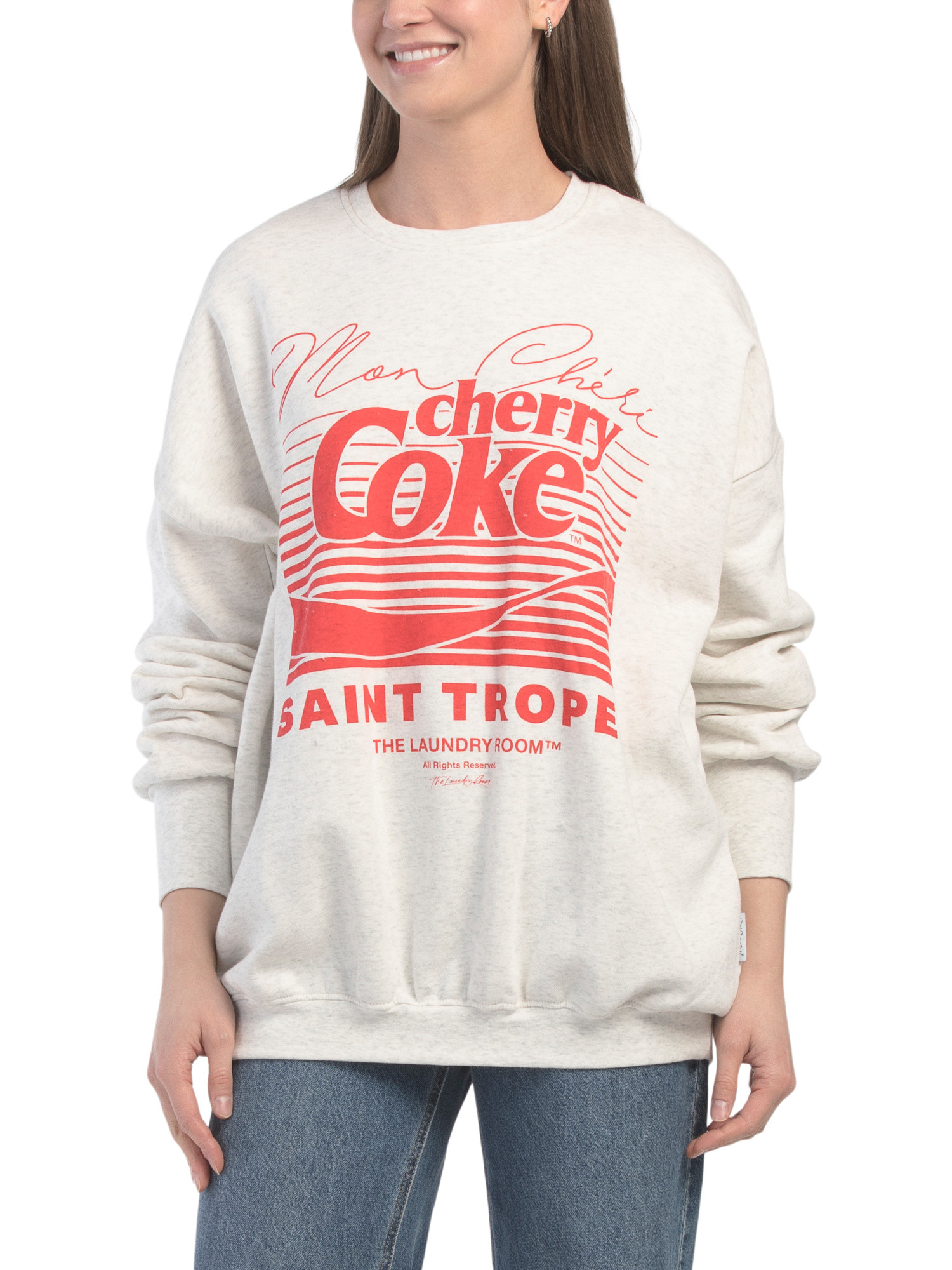 Cherry Coke Saint Tropez Sweatshirt | TJ Maxx