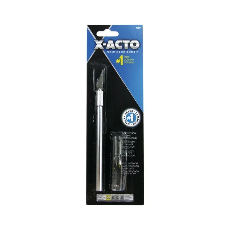 X-Acto No.1 Knife with Safety Cap for Cutting and Trimming, 1 Count | Walmart (US)