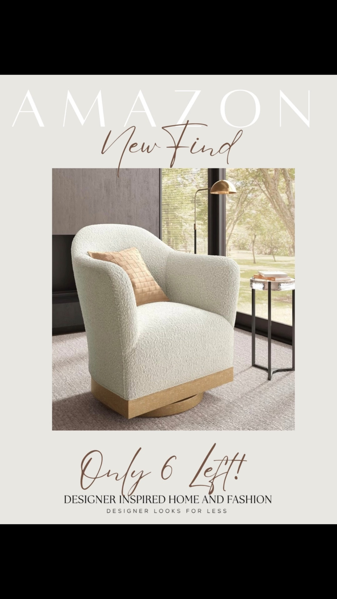 New upholstered chair find and only 6 left! 🏃‍♀️

#LTKHome
