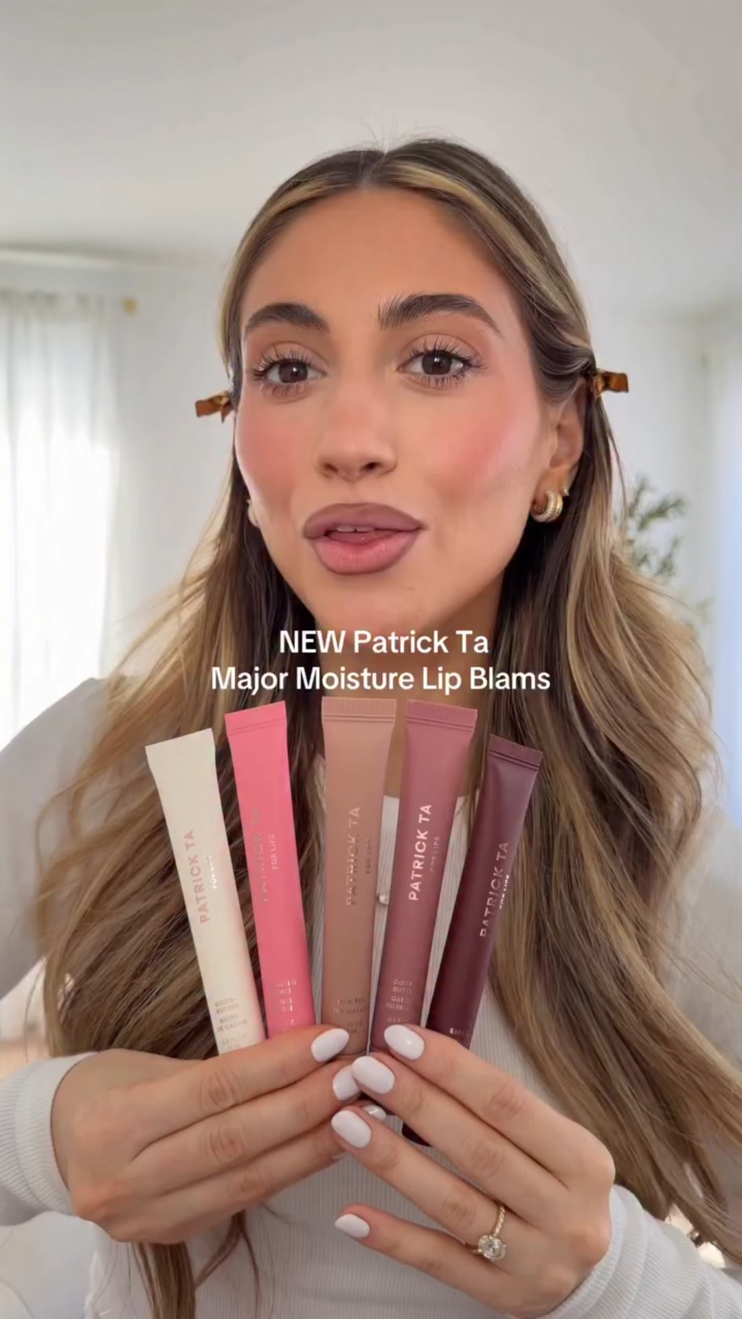swatching the @patricktabeauty  major moisture lip balms!!✨ these are a dream 

#makeup #makeuptok #makeupreview #lipbalms ##patricktabeauty##lipswatch

#LTKGiftGuide #LTKBeauty #LTKHoliday