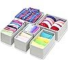 Simple Houseware Foldable Cloth Storage Box Closet Dresser Drawer Divider Organizer Basket Bins f... | Amazon (US)