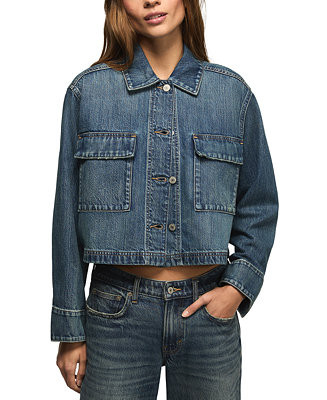 Lucky Brand Women's Denim Utility Long-Sleeve Jacket - Macy's | Macy's