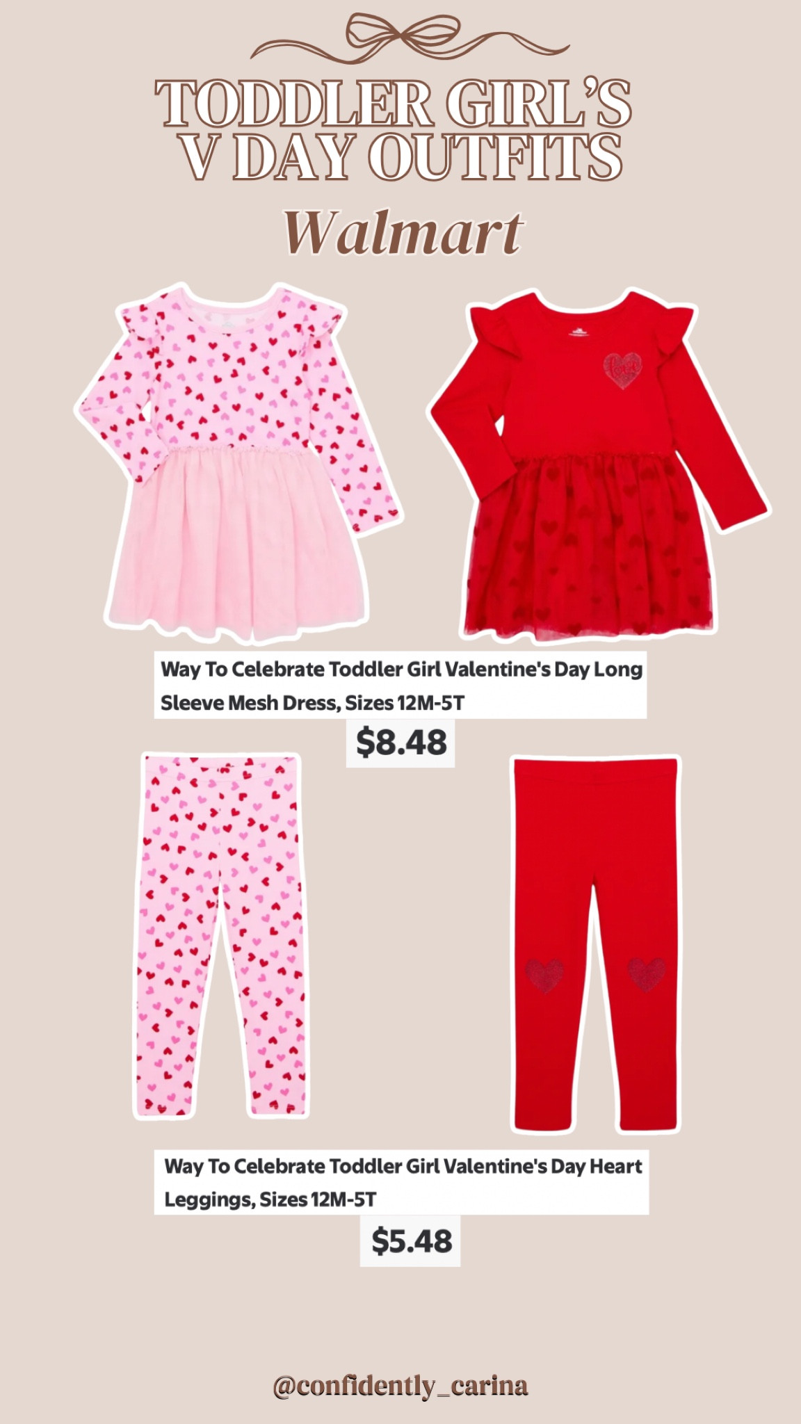 Toddler girl’s Valentine’s Day outfits from Walmart 💖

#LTKKids #LTKFamily #LTKSeasonal
