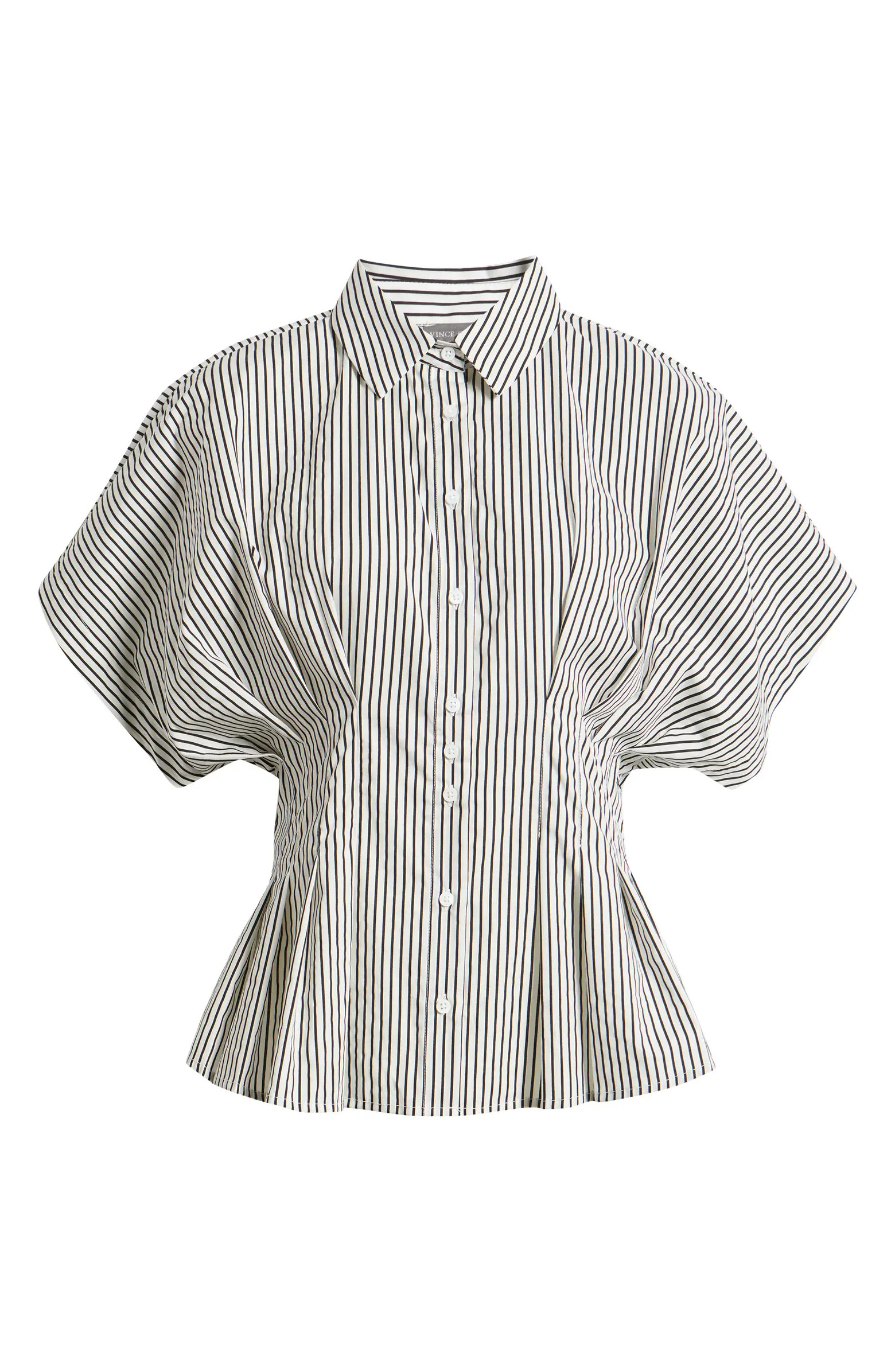 Pleat Waist Dolman Shirt | Nordstrom