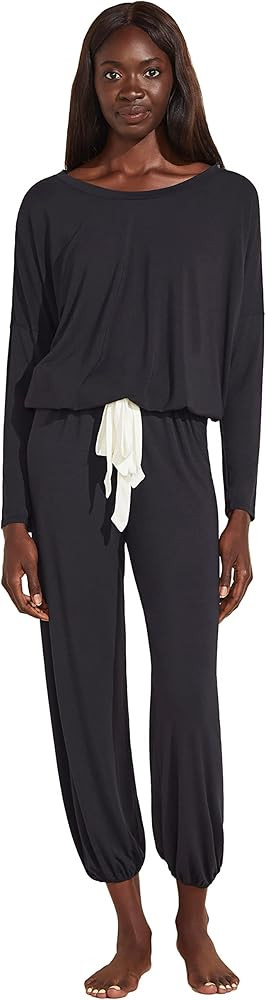 Eberjey Gisele Modal Women's Pajama Slouchy Set | Long Sleeve Top w Scoop Neckline | Amazon (US)