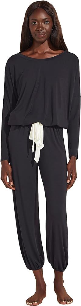 Eberjey Gisele Modal Women's Pajama Slouchy Set | Long Sleeve Top w Scoop Neckline | Amazon (US)
