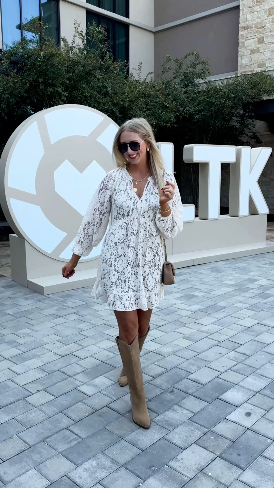 LTKCon outfit, loft dress, Marc fisher boots, Amazon sunglasses 

#LTKSaleAlert #LTKCon #LTKFindsUnder100