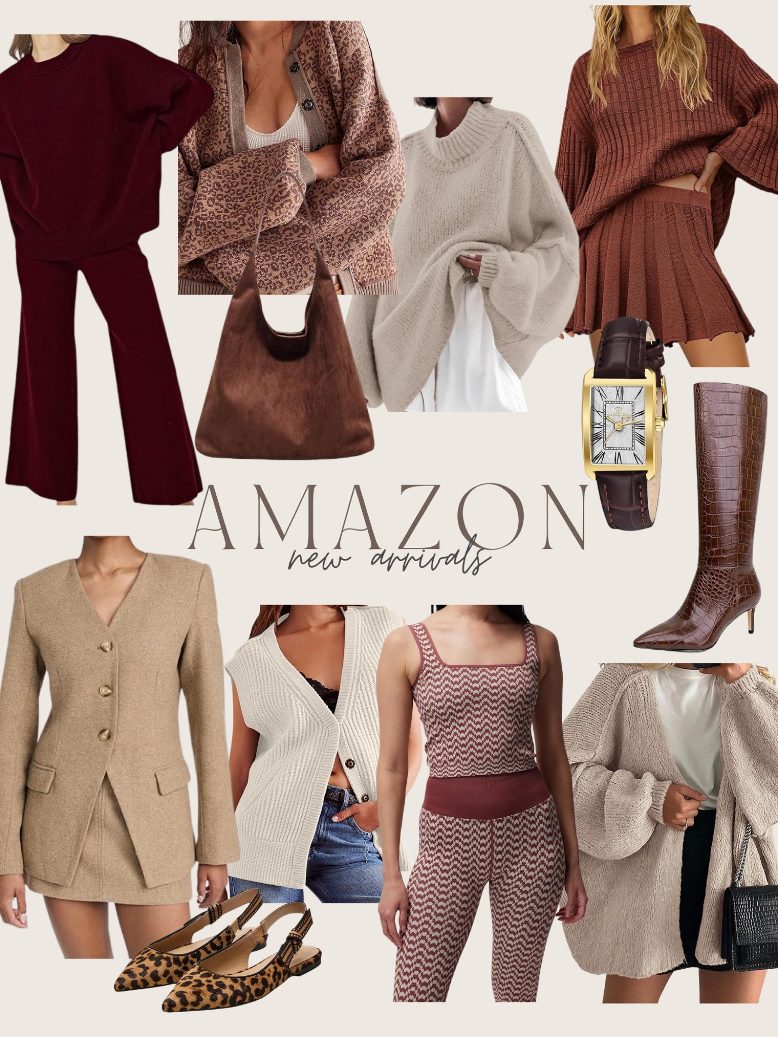 Amazon new arrivals 🫶🏻✨🍂

Matching set, Lounge set, travel outfit, mini skirt, fitness find, active wear, sweater, purse, bag, boots, watch, cardigan, Casual outfit, outfit ideas, elegant style, minimal style, fashion inspo, neutral style, Amazon fashion, Amazon finds, ootd, basics, street style, neutral outfits, fall outfit, fall style, fall fashion, fall outfits, styling ideas, what to wear, chic style, outfit inspo, simple outfits


#LTKShoeCrush #LTKFindsUnder50 #LTKStyleTip