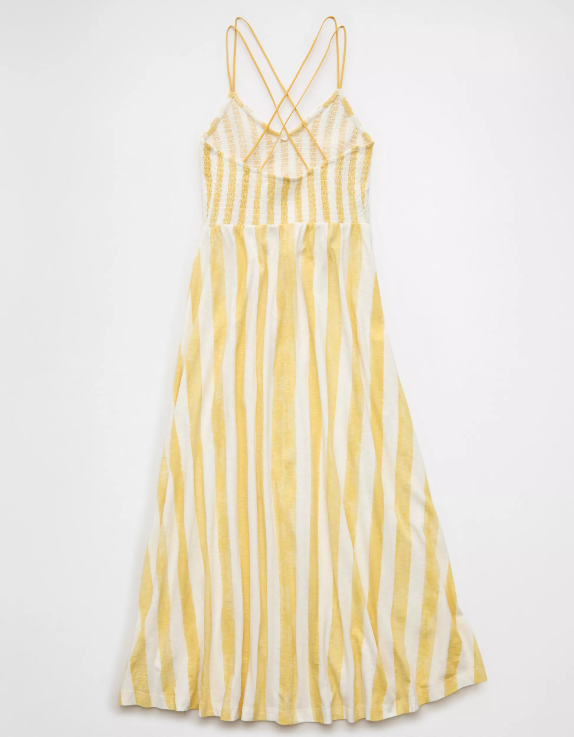 AE Sunchaser Smocked Maxi Dress | American Eagle Outfitters (US & CA)