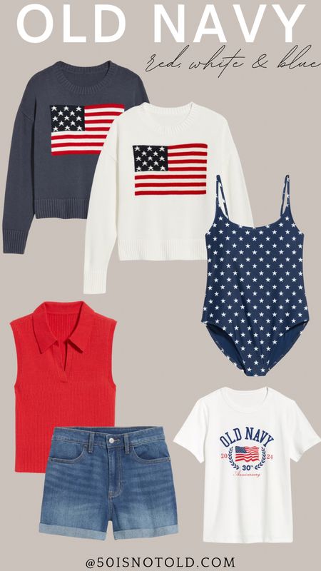 Old Navy Red, White & Blue | Memorial Day Outfit | Swimsuits for Women 

#LTKStyleTip #LTKSeasonal #LTKFestival