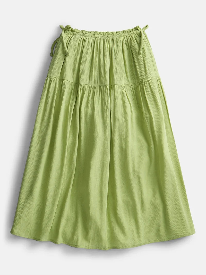 Weekend Academy Girls Side Tie Maxi Skirt, Sizes 4-18 | Walmart (US)