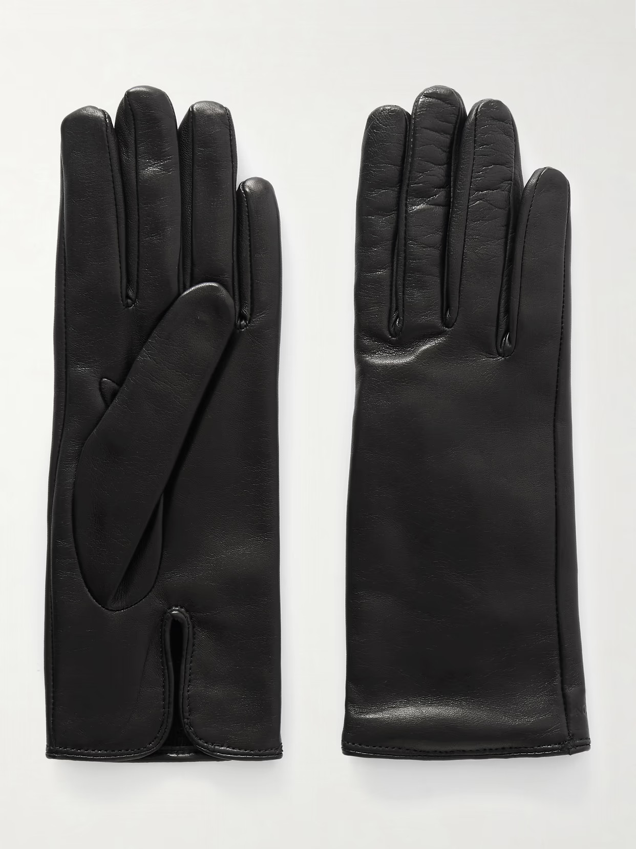 Nour Hammour - Leather Gloves - Black | NET-A-PORTER (US)