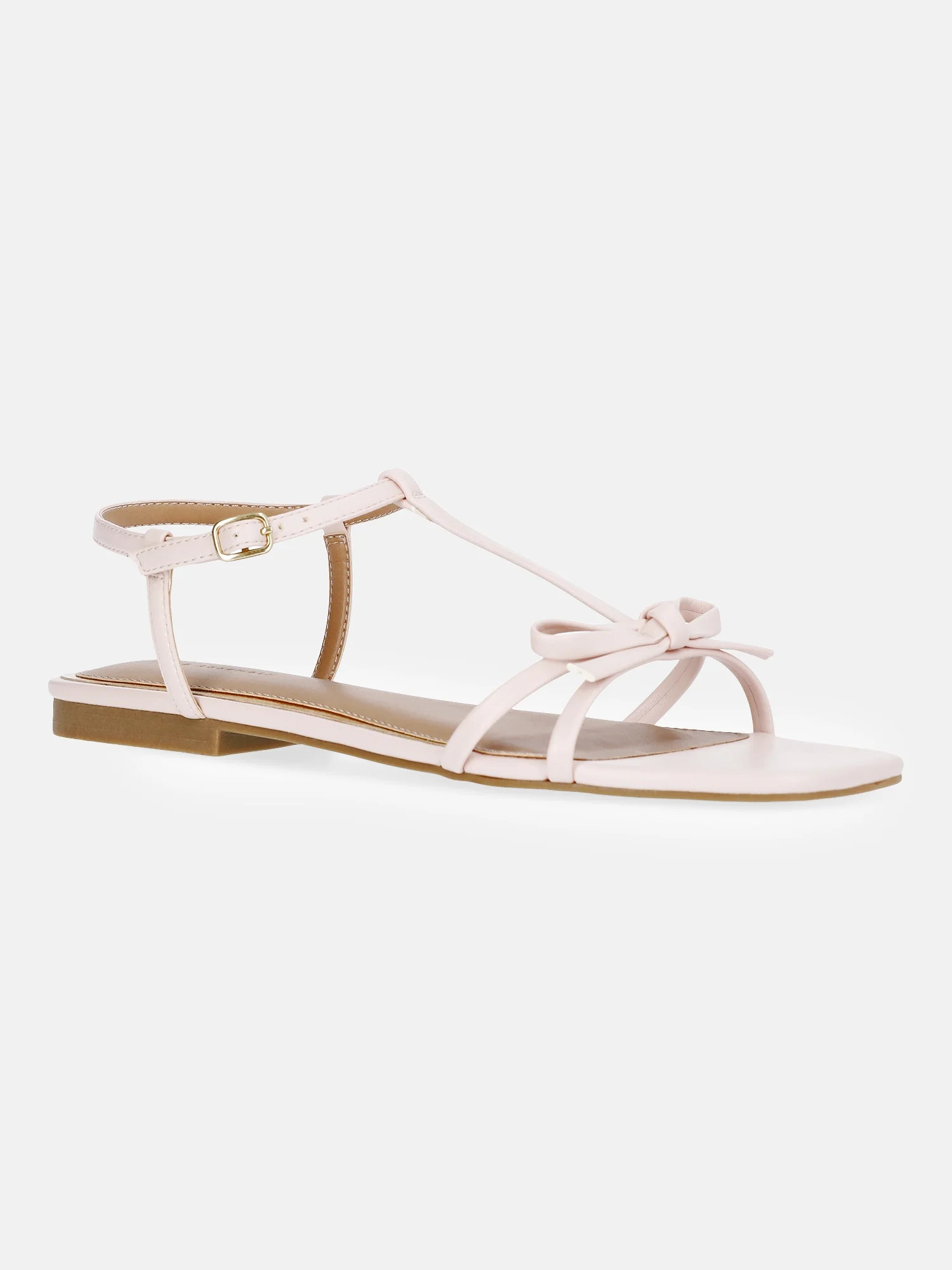 Free Assembly Women's Flat Sandals with Bow | Walmart (US)