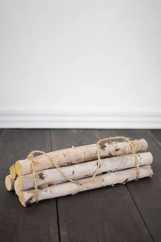 Birch Log Bundle, Large | Anthropologie (US)