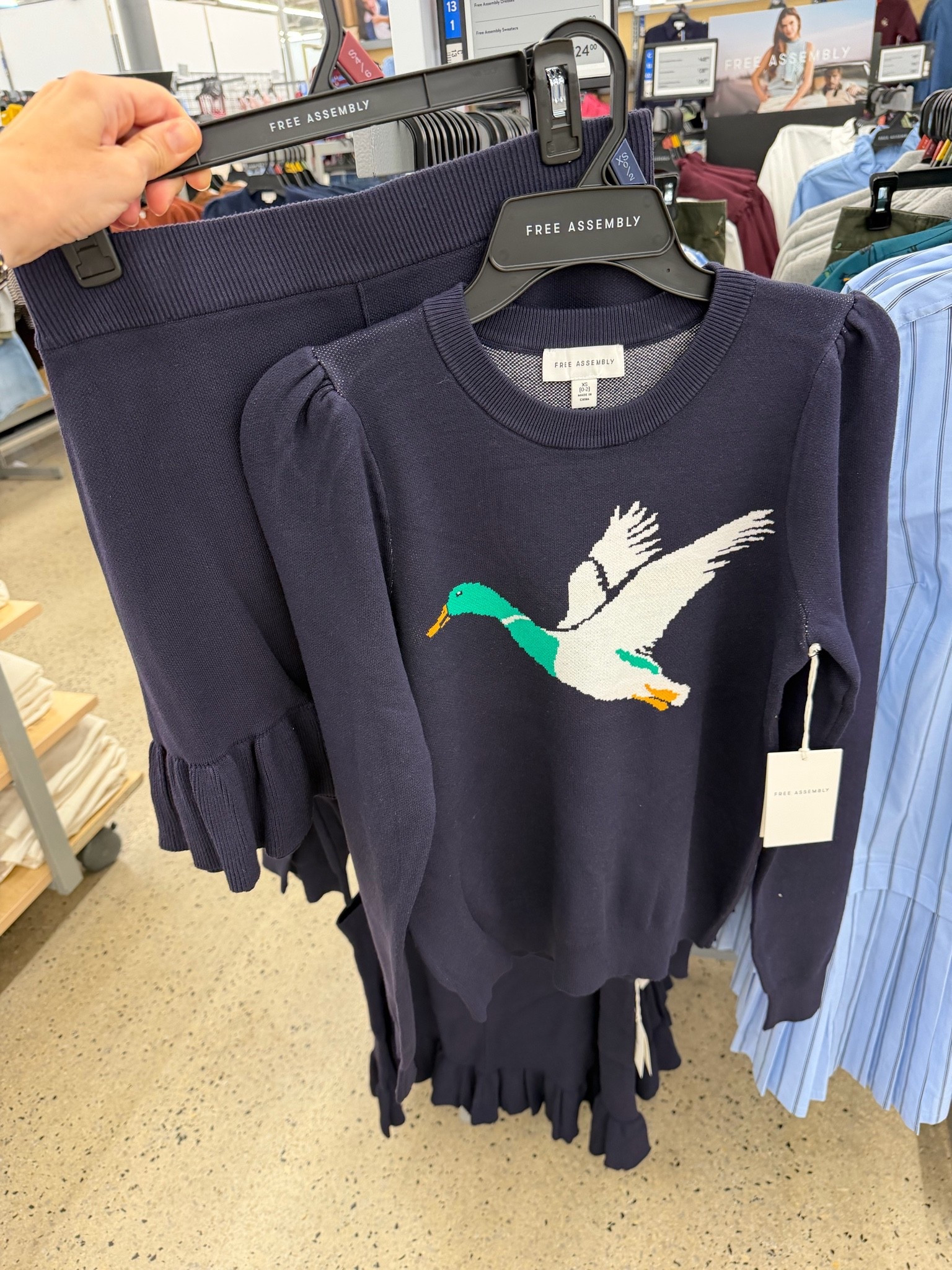 Walmart mallard duck sweater on sale! #walmartfashion