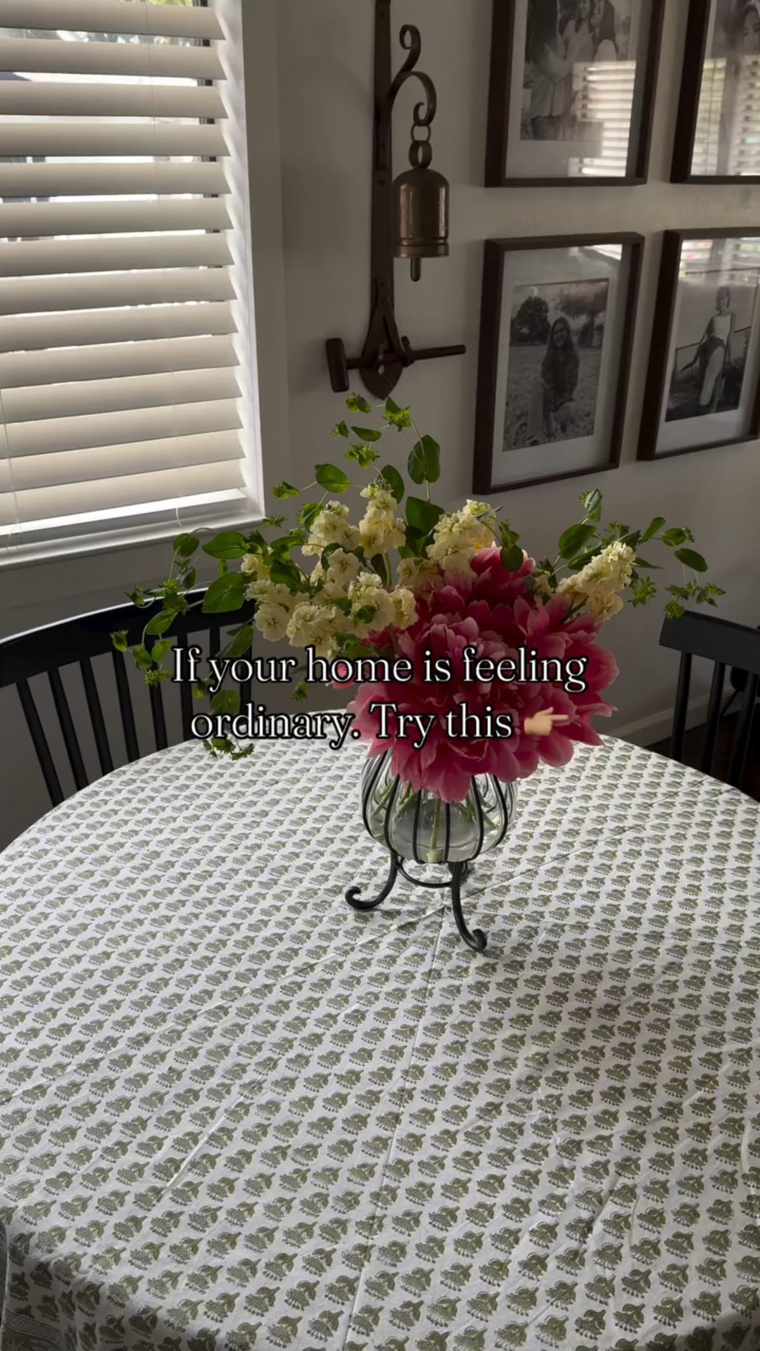 | TUESDAY TIP |

Look at the details on these pillow covers & tablecloth from @cottonprintclub Supporting small business where each piece is great quality, handcrafted & affordable. Tips below.

Follow first or message gets 🚩& Comment “pattern” for link!

•Pick A Color Palette

Mix and match prints and patterns that use the same color palette. In this space the hue of choice is green. Creating a layered cohesive look & unifying the living & dining room.

•Vary Patterns
A way to add interest & character to a room is to add a variety of patterns of different shapes and sizes such as stripes or bold florals. Most prints work well together when using the same color palette. 

Do you enjoy mixing Patterns?

🛒SHOP my home & favorites linked in bio!

FOLLOW | LIKE | COMMENT | SHARE 
IG/TOKTOK/LTK/PINTEREST @reevesredesign 

European | Transitional Design | Thrifty Girl | Home Design |
Mediterranean Home | Support Small Business | Simple home
#affordablehomedecor #modernvintage #classichome #smallhomestyle #hometips #tuesdaytip #cozyinteriors #nancymeyers #nancymeyersaesthetic #blockprints #diningroominspiration #homedesigntips #hometrends #homeadvice #easydecor #budgetdecor #cottagestylehome #tablestyling #cottageliving #grandmillennialstyle