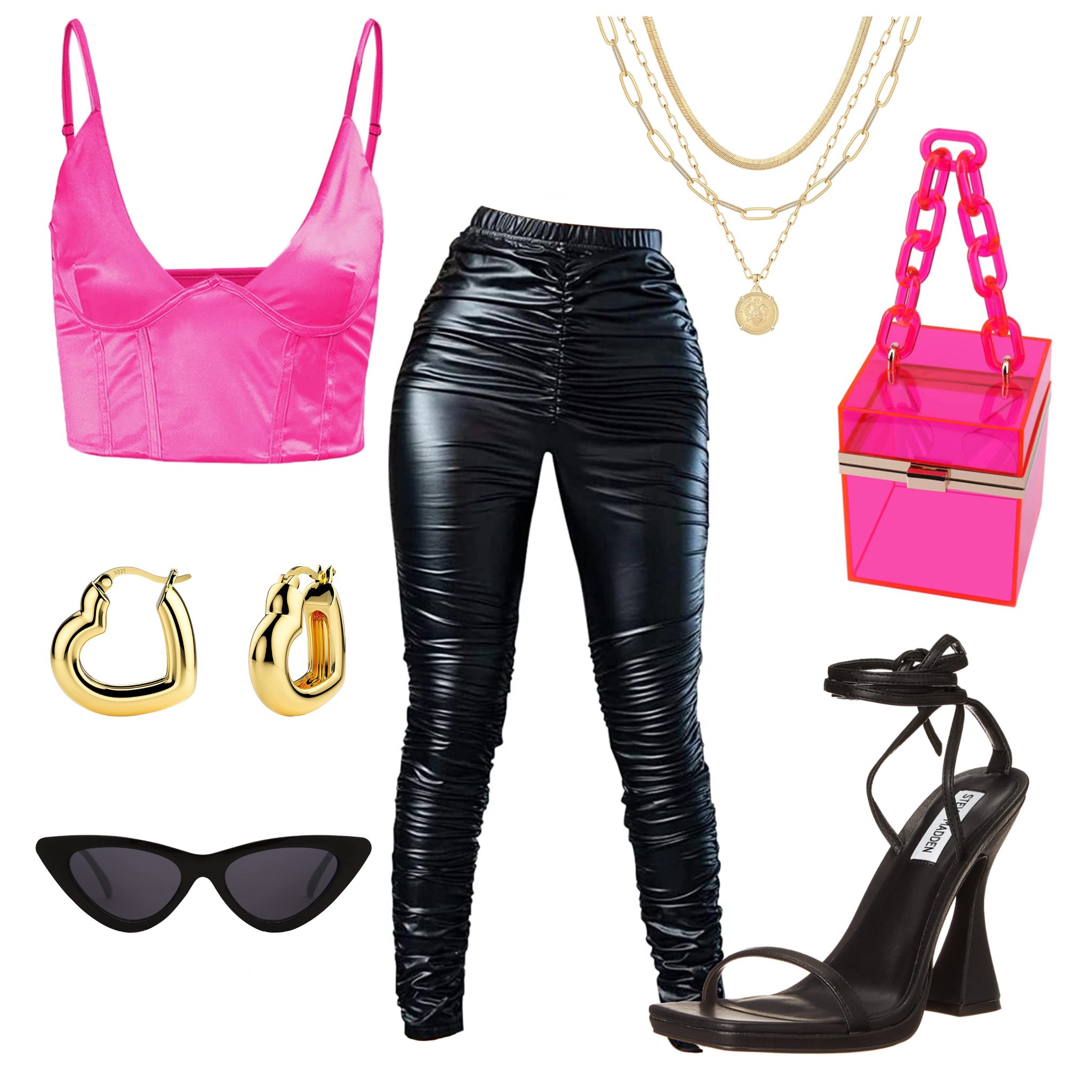 Edgy, pink Valentine’s Day outfit idea!

#LTKSeasonal #LTKstyletip #LTKunder100