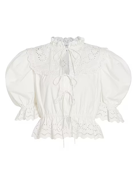 Sea Georgina Ruffle Blouse | Saks Fifth Avenue