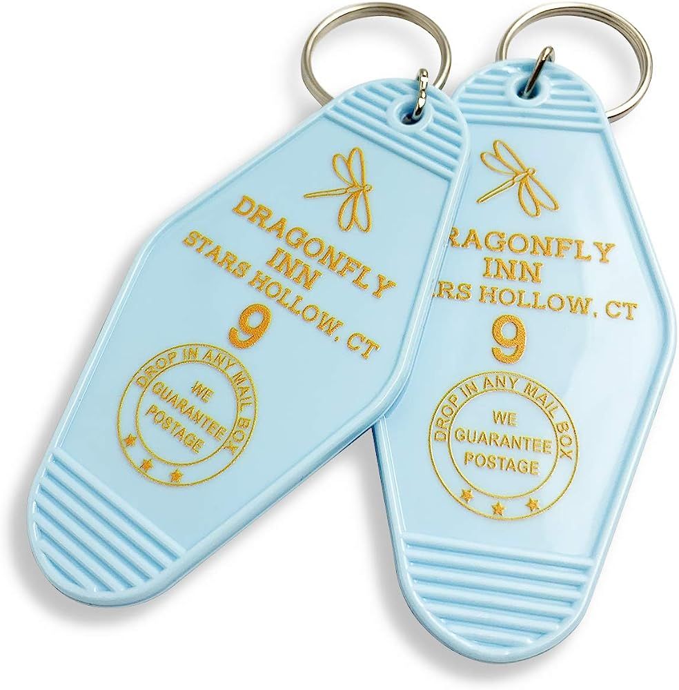 XGALBLA 2 Pcs Vintage Key Tag Hotel Motel Keychain | Amazon (US)