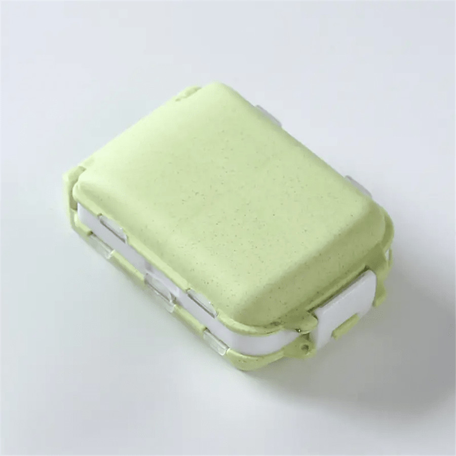 1pc Plastic Small Pill Box, Portable Medical Vitamin Pills Storage Case Pill Container For Outdoo... | SHEIN