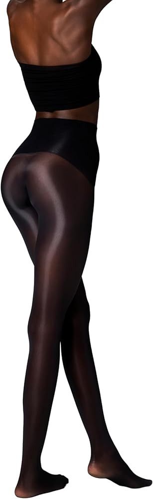 NOOSH PLAY Glossy Seamless Tights | Sleek Finish with Soft, Flexible Fit | Amazon (US)