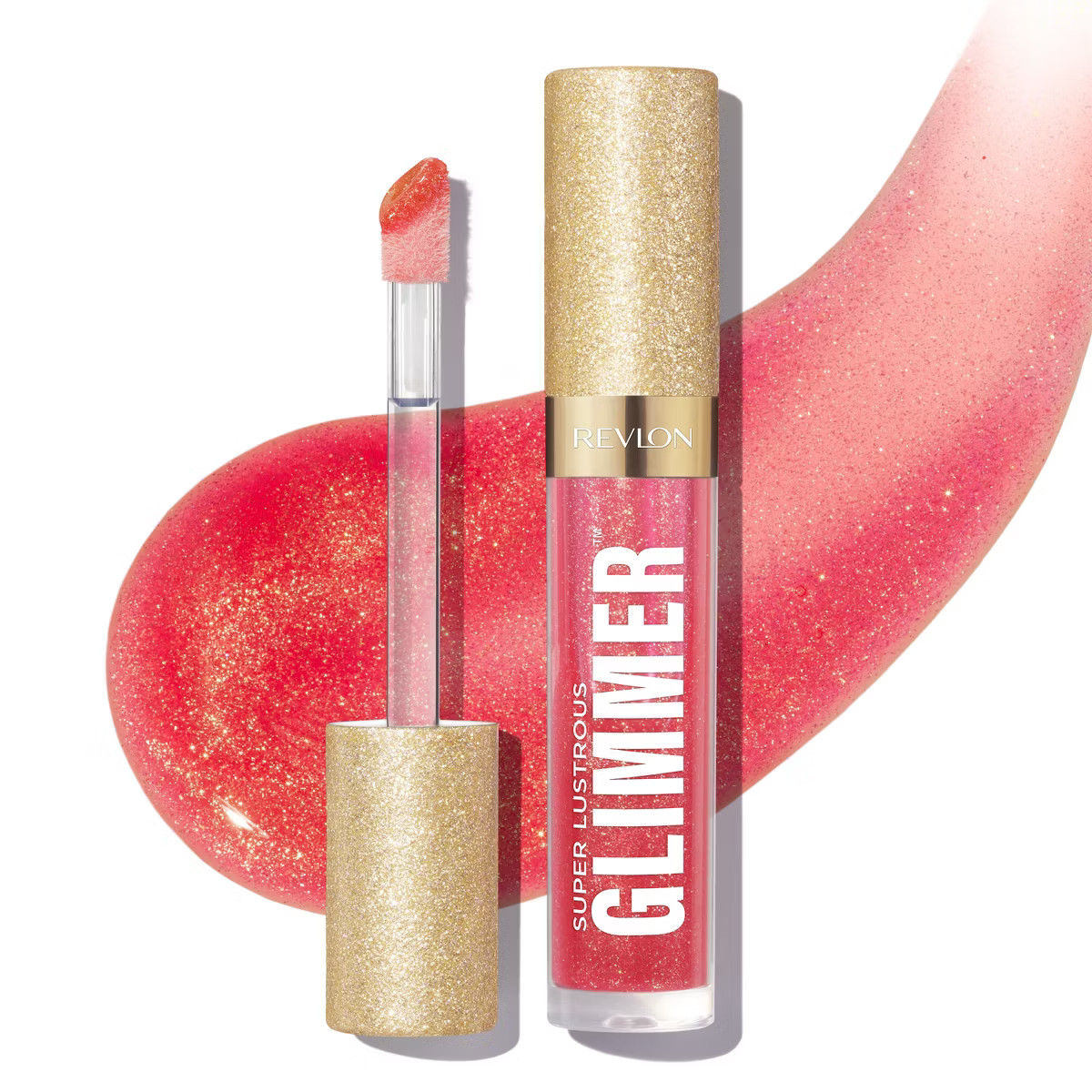 Revlon Super Lustrous Glimmer Gloss - Plant Based Glitter - 0.13 fl oz | Target