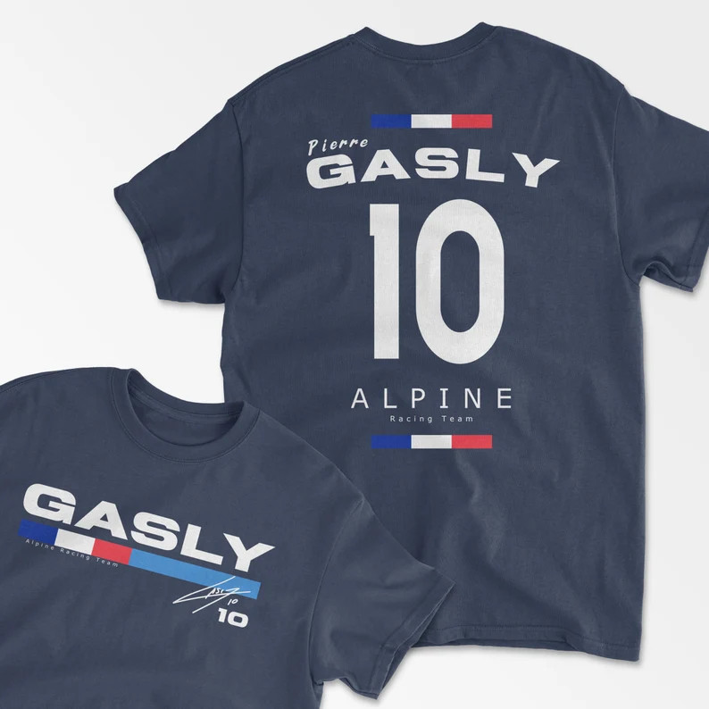 Gasly Tshirt  Formula Racing Tee French Pierre F1 Gift Racing Inspired Shirt Cotton Aesthetic Uni... | Etsy (US)