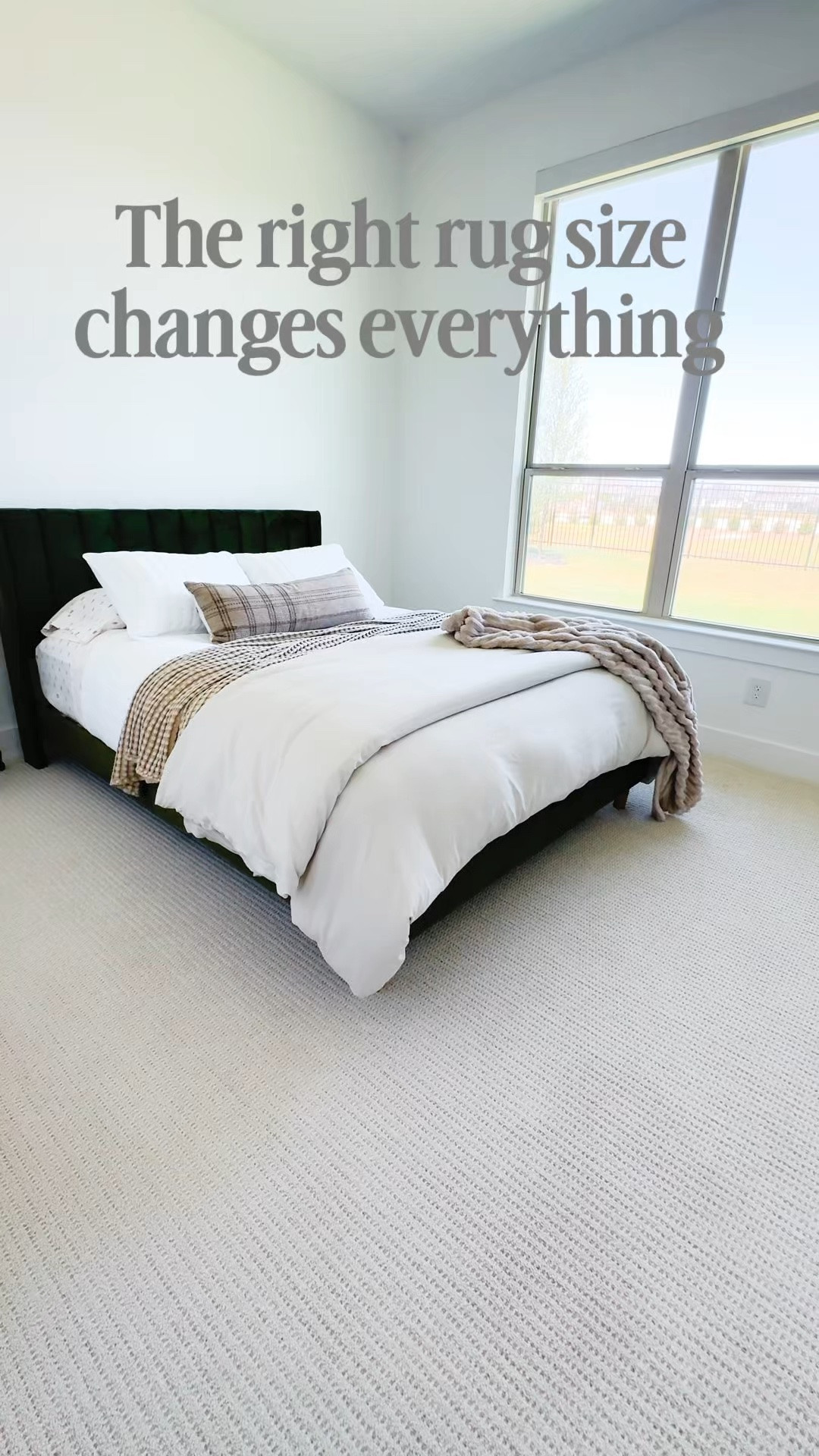 A rug was the missing piece in this bedroom. #ad

I used the Rachel Zoe x Livabliss Vintage Edit area rug in the 7’10” x 10’2” size, and I love how the larger rug grounds the bed while still leaving plenty of rug visible along the sides and foot.

The neutral gray, taupe and cream tones give it such a pretty vintage-inspired look while still feeling modern and timeless. It adds just enough pattern and texture without overpowering the rest of the bedroom — and it’s incredibly thick and soft underfoot.

If you’re looking for a neutral bedroom rug, vintage-inspired area rug, large rug for under a bed, or an easy way to make a bedroom feel more finished and cozy, this one is beautiful in person. 🤍

Exact rug + bedroom details are linked here!

#LTKHome #LTKvlog