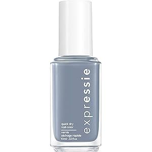 essie expressie Quick-Dry Nail Polish, Slate Blue 340 Air Dry, 0.33 Ounces | Amazon (US)