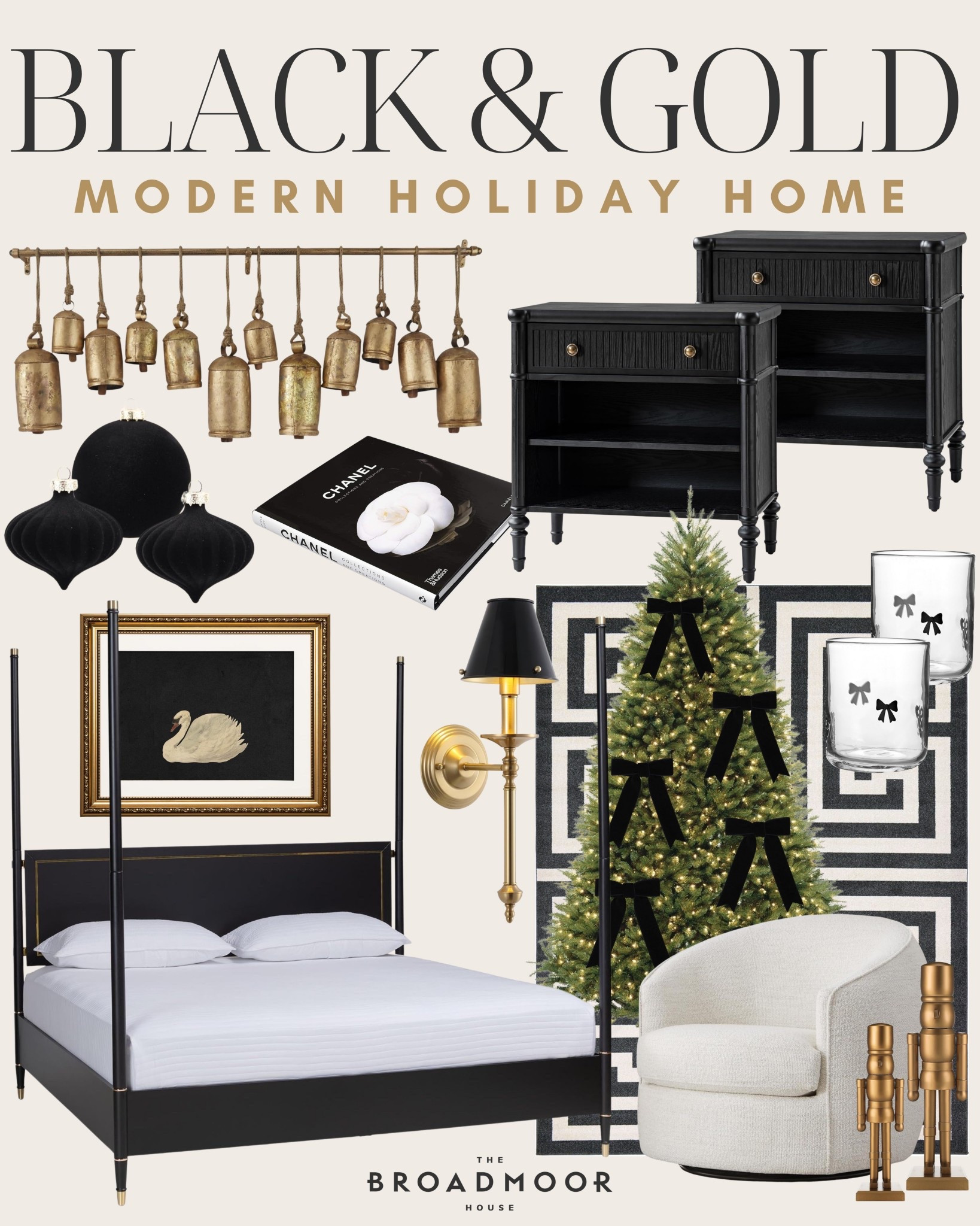 Black and gold holiday home from Amazon!!

#LTKHome #LTKStyleTip #LTKHoliday