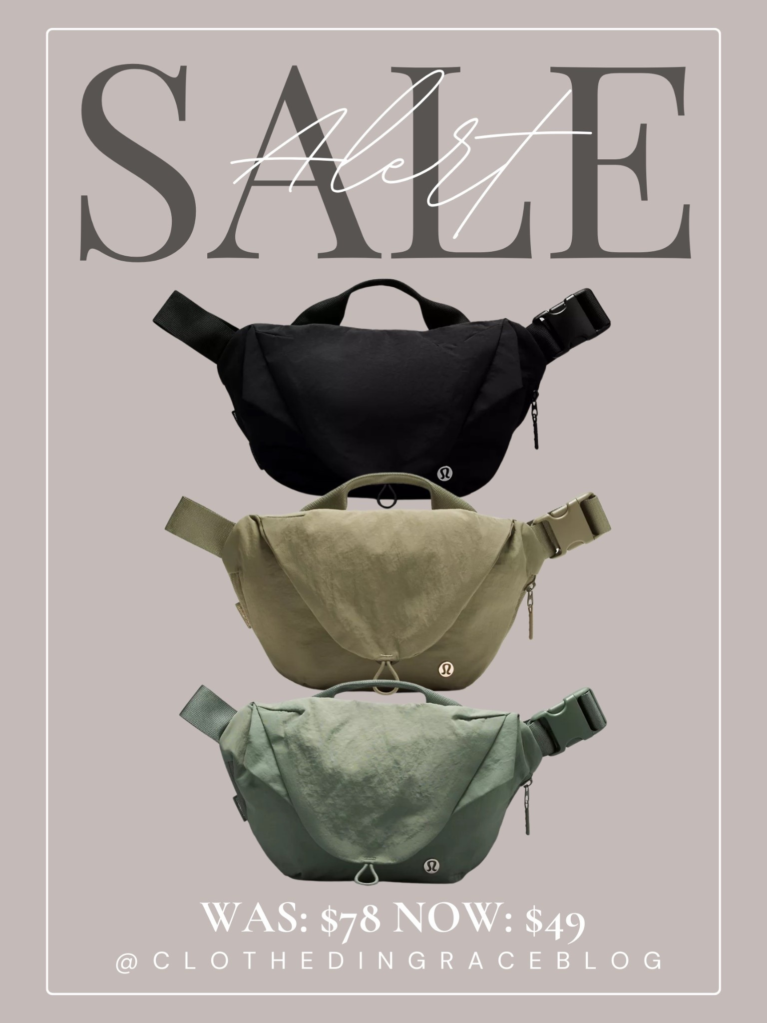 Great price on this Lululemon crossbody bag 