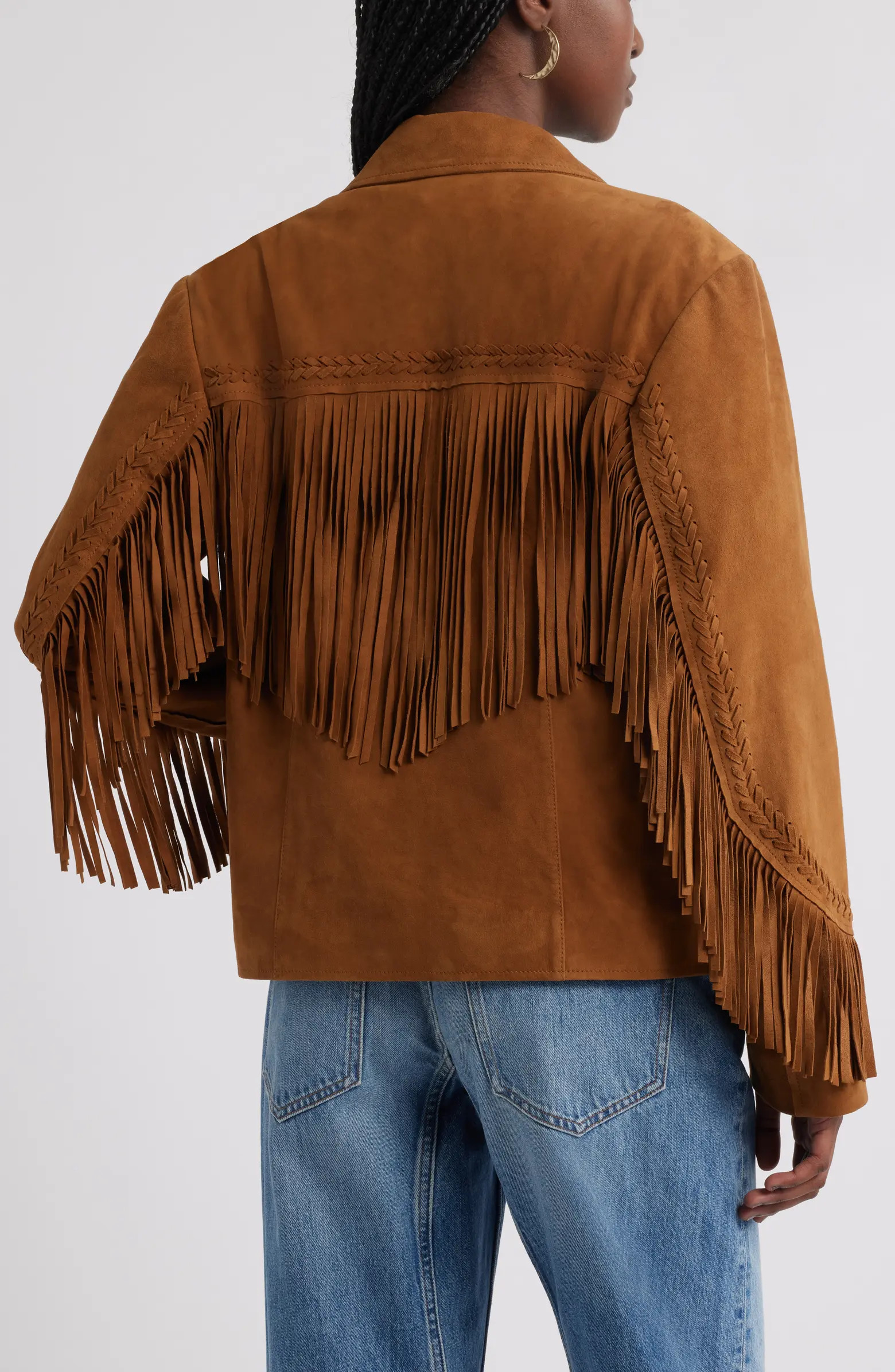 Treasure & Bond Fringe Suede Jacket | Nordstrom | Nordstrom