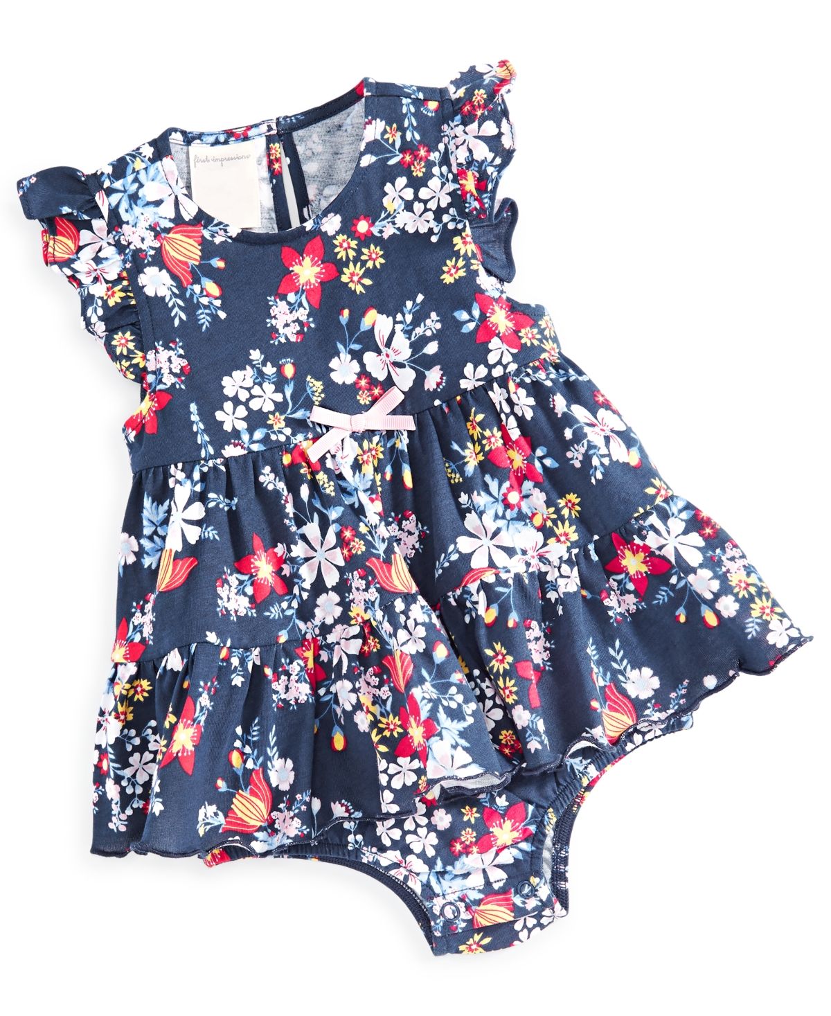 First Impressions Baby Girls Angelina Floral Allover Print Sunsuit, Created for Macy's | Macys (US)