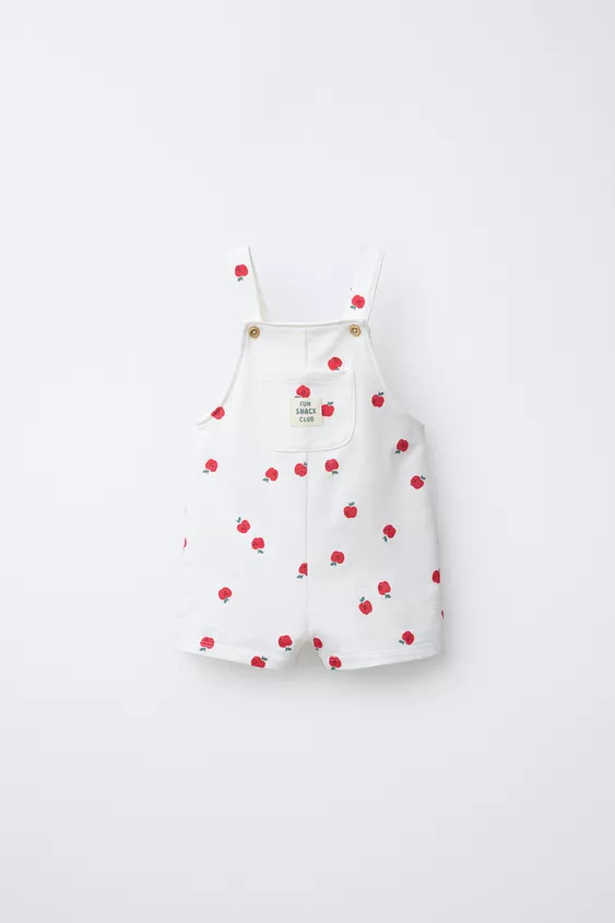 APPLE PRINT OVERALLS | Zara US