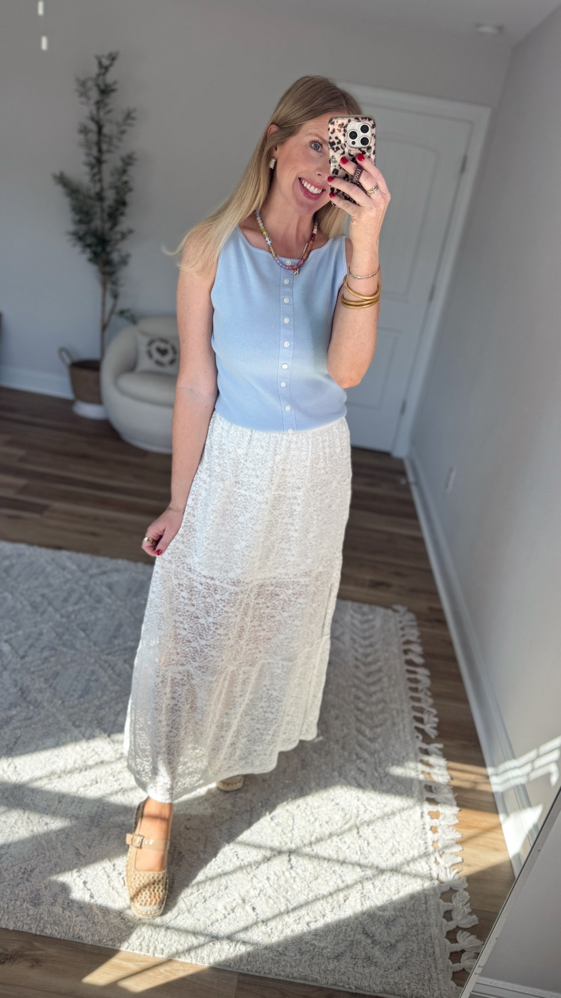 Weekend Walmart Wins try-on
Sweater tank- small
Lace midi skirt- medium 

#LTKootd #LTKgrwm