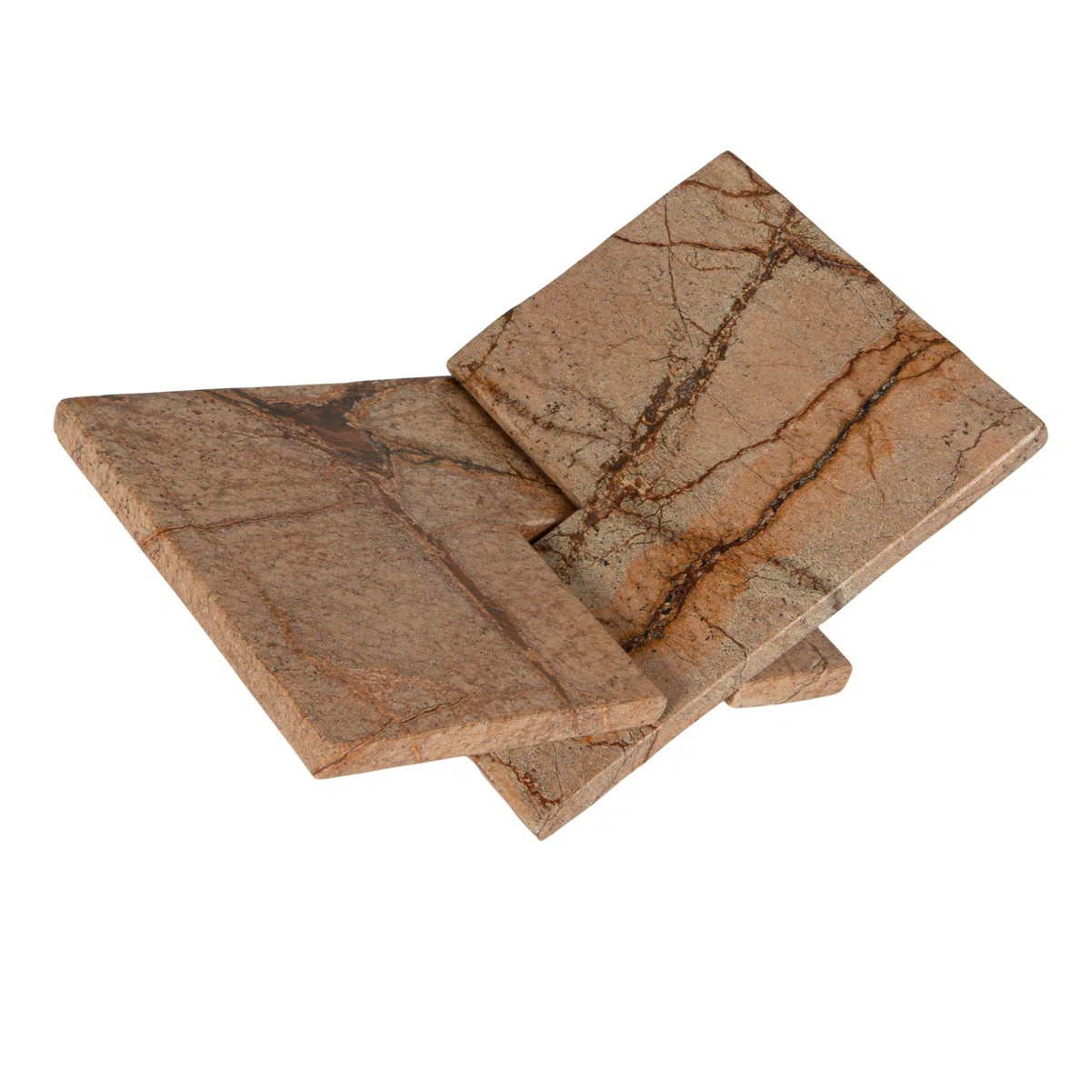 Noya Decorative Marble Book Holder, Forest Brown | Wayfair North America