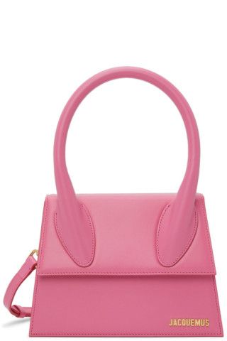 Pink 'Le Grand Chiquito' Top Handle Bag | SSENSE