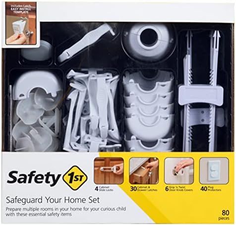 Safety 1st Home Safeguarding and Childproofing Set (80 Pcs), White | Amazon (US)