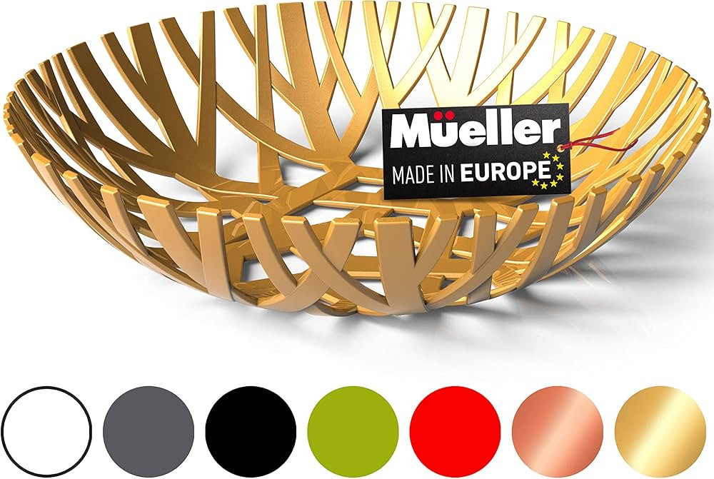 Mueller Fruit Basket, European Fruit Bowl, Fruit and Vegetables Holder for Counters, Kitchen, Cou... | Amazon (US)