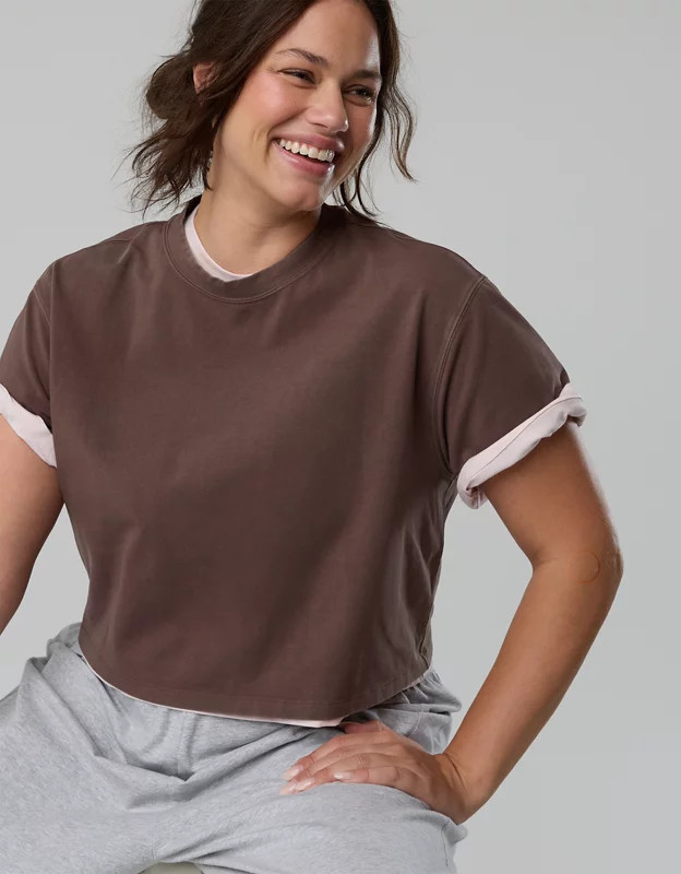OFFLINE By Aerie OG Cotton Short Sleeve T-Shirt | Aerie