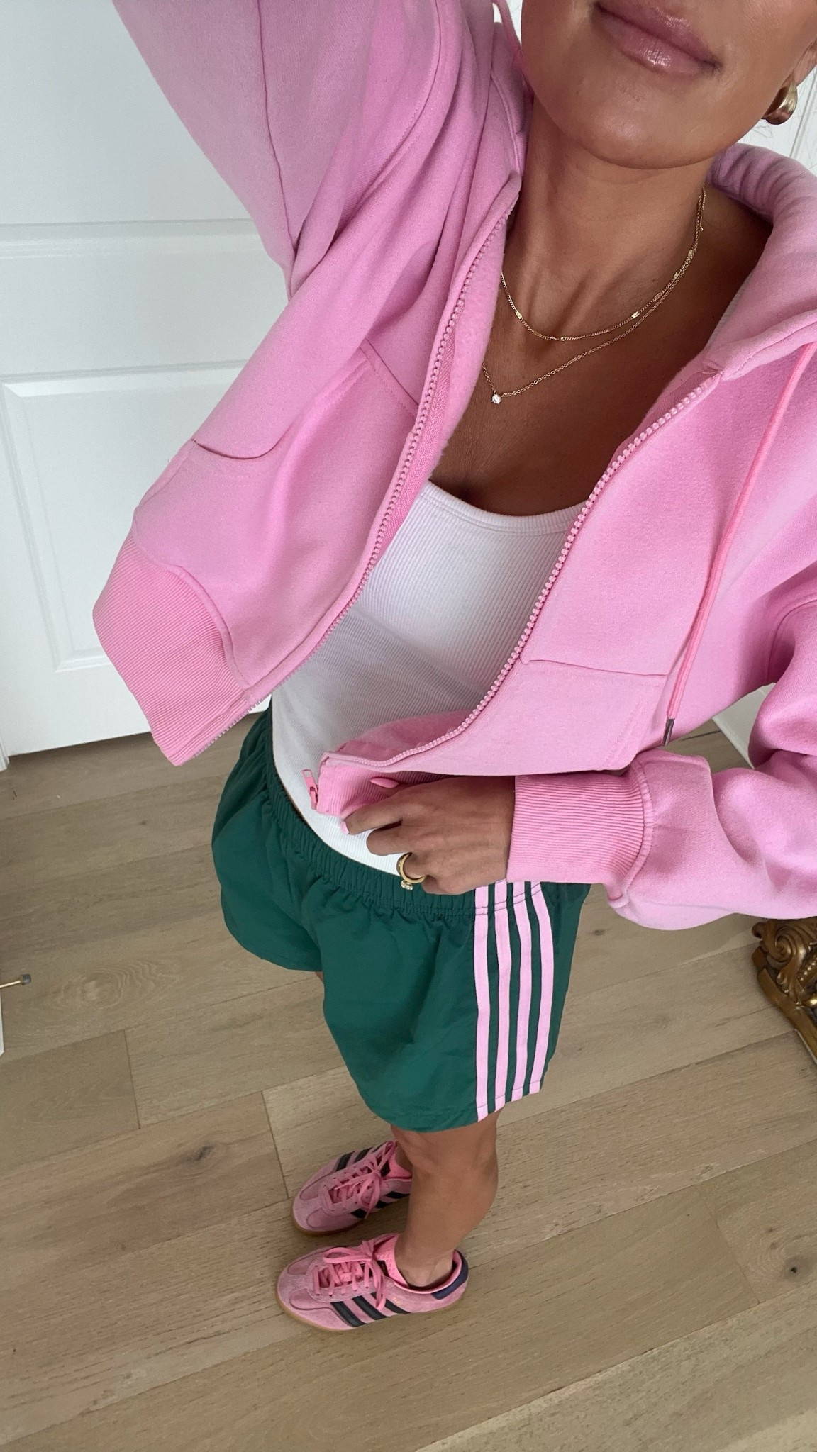 Casual weekend outfit 〰️ love these new track shorts from Amazon!

Mom outfit, athleisure outfit, casual outfit

#LTKSeasonal #LTKgrwm #LTKootd