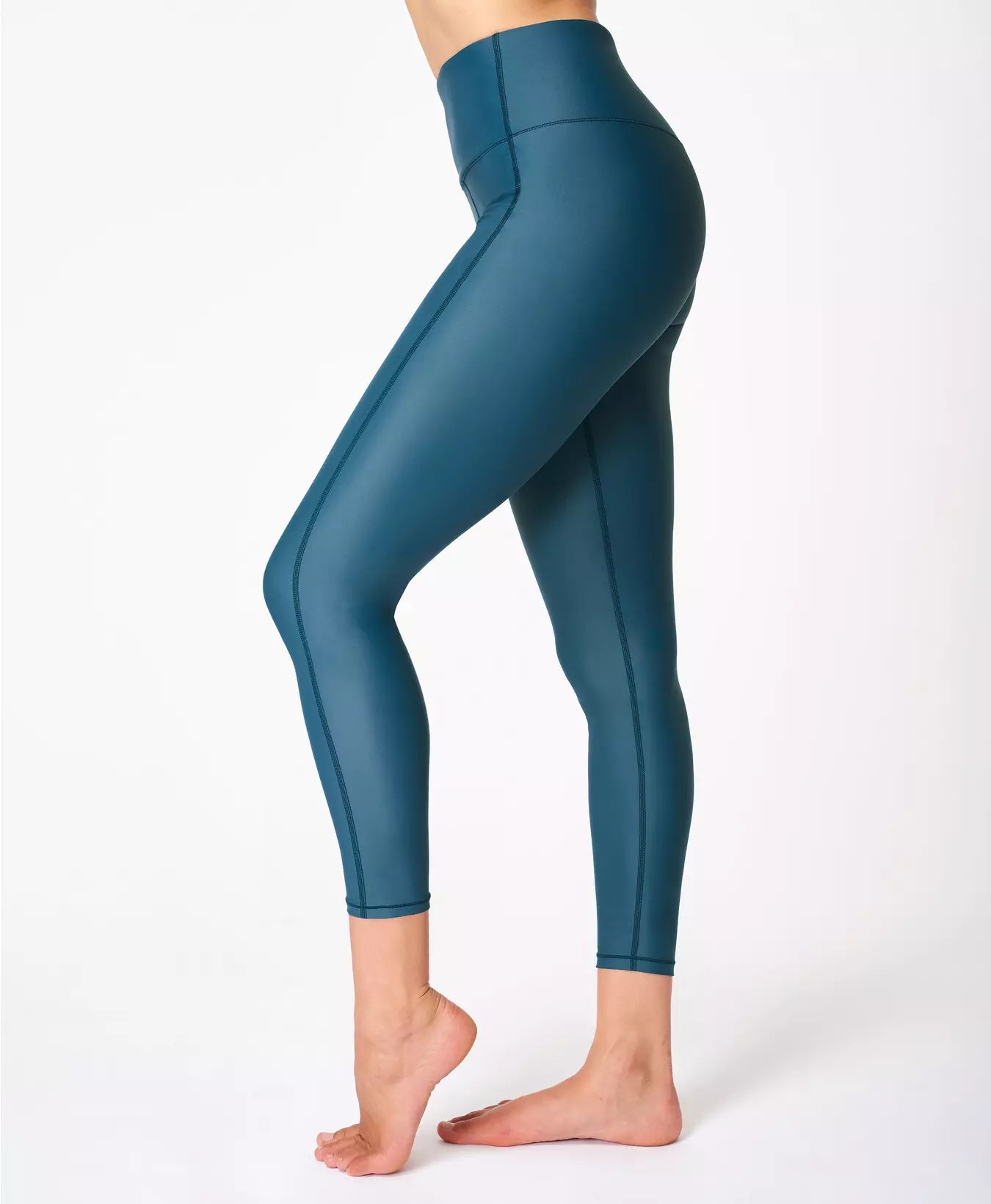 High Shine High Waisted 7/8 Leggings | Sweaty Betty (US)